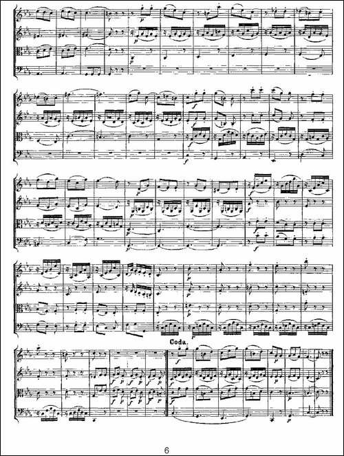 Quartet-No.-4-in-C-Major,-K.-157-C大调第四弦乐四重奏-提琴谱