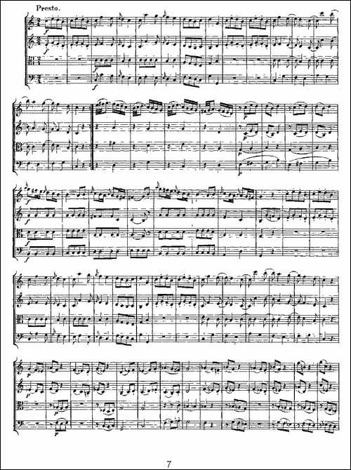 Quartet-No.-4-in-C-Major,-K.-157-C大调第四弦乐四重奏-提琴谱