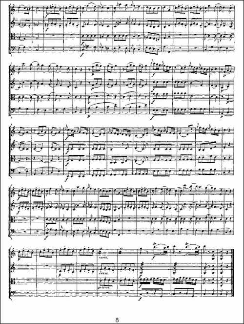 Quartet-No.-4-in-C-Major,-K.-157-C大调第四弦乐四重奏-提琴谱