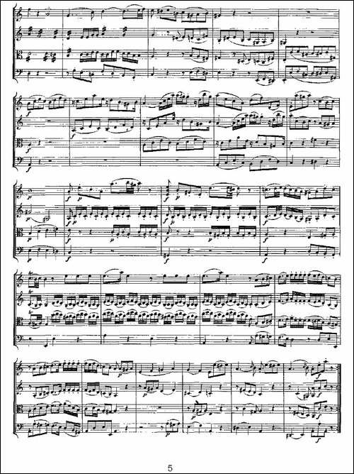 Quartet-No.-5-in-F-Major,-K.-158-F大调第五弦乐四重奏-提琴谱