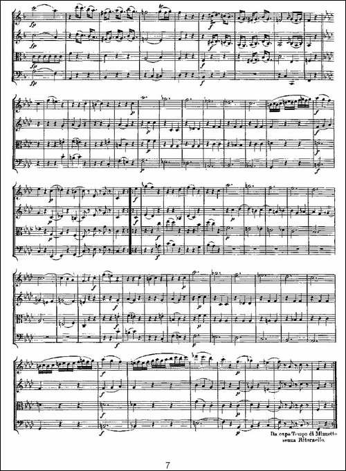 Quartet-No.-5-in-F-Major,-K.-158-F大调第五弦乐四重奏-提琴谱