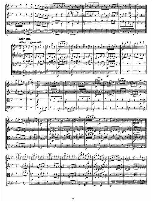 Quartet-No.-6-in-Bb-Major,-K.-159-降B大调第六弦乐四重奏-提琴谱