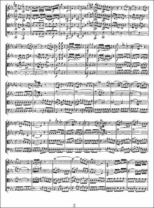 Quartet-No.-7-in-Eb-Major,-K.-160-降E大调第七弦乐四重奏-提琴谱
