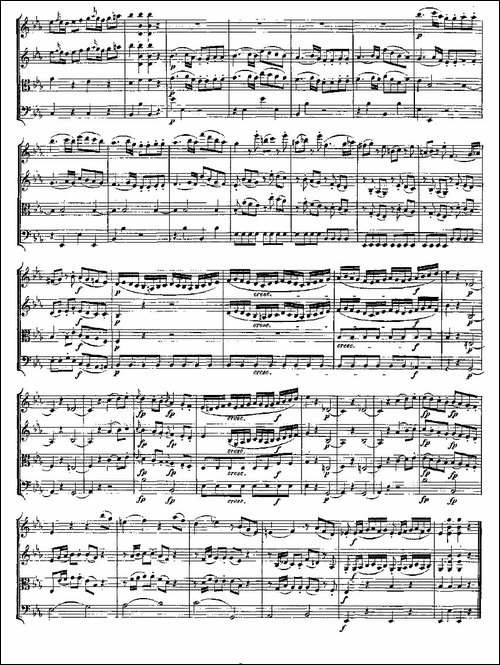 Quartet-No.-7-in-Eb-Major,-K.-160-降E大调第七弦乐四重奏-提琴谱