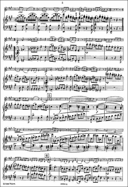 Mozart---Violin-Sonata-No.1,-KV.-305-第一小提琴奏鸣曲-提琴谱