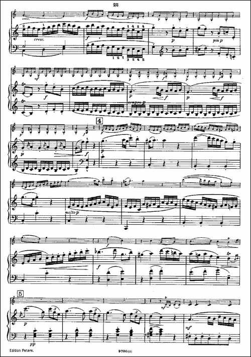 Mozart---Violin-Sonata-No.2,-KV.-303-第二小提琴奏鸣曲-提琴谱