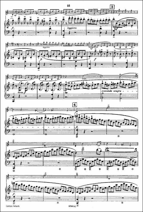 Mozart---Violin-Sonata-No.2,-KV.-303-第二小提琴奏鸣曲-提琴谱