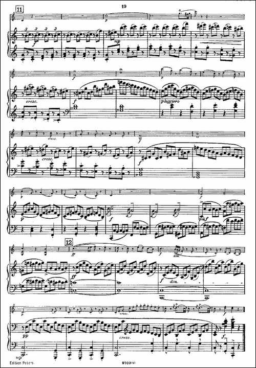 Mozart---Violin-Sonata-No.2,-KV.-303-第二小提琴奏鸣曲-提琴谱