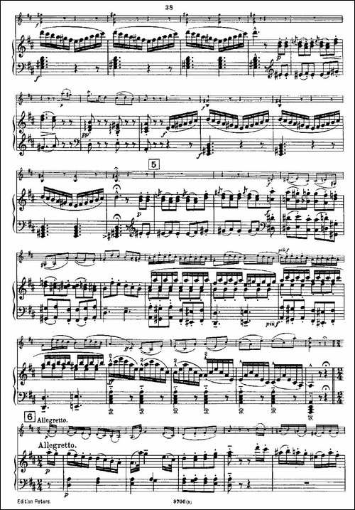 Mozart---Violin-Sonata-No.3,-KV.-306-第三小提琴奏鸣曲-提琴谱