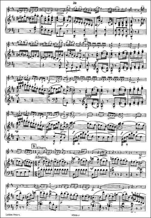 Mozart---Violin-Sonata-No.3,-KV.-306-第三小提琴奏鸣曲-提琴谱