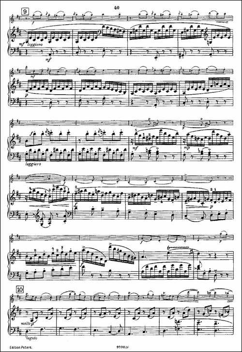 Mozart---Violin-Sonata-No.3,-KV.-306-第三小提琴奏鸣曲-提琴谱