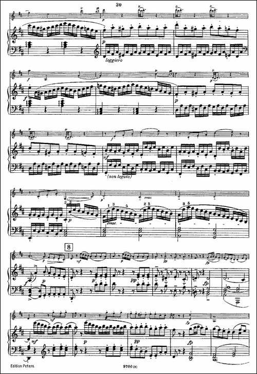 Mozart---Violin-Sonata-No.3,-KV.-306-第三小提琴奏鸣曲-提琴谱