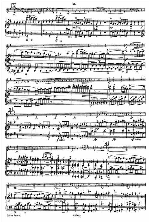 Mozart---Violin-Sonata-No.4,-KV.-304-第四小提琴奏鸣曲-提琴谱
