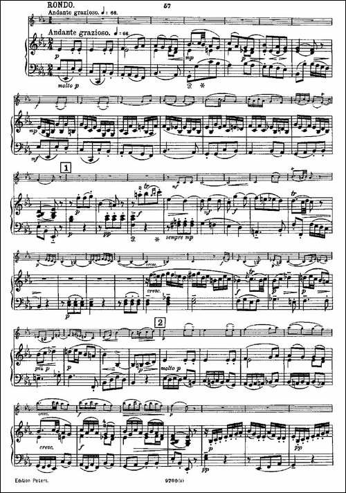 Mozart---Violin-Sonata-No.5,-KV.-302-第五小提琴奏鸣曲-提琴谱
