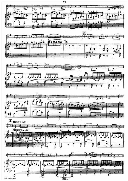 Mozart---Violin-Sonata-No.6,-KV.-301-第六小提琴奏鸣曲-提琴谱