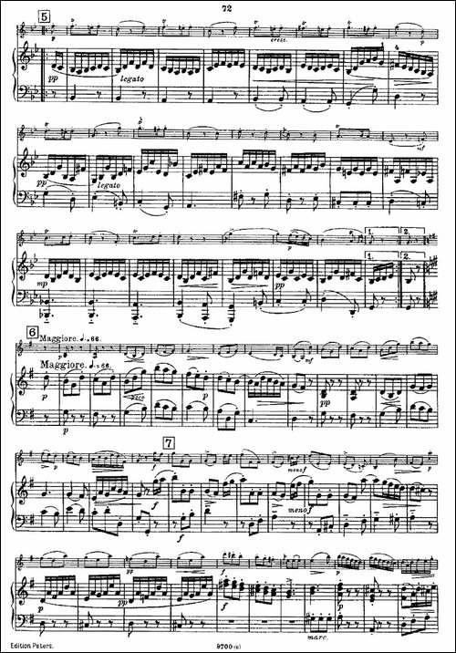 Mozart---Violin-Sonata-No.6,-KV.-301-第六小提琴奏鸣曲-提琴谱