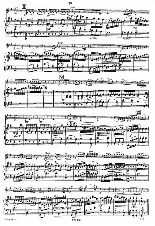 Mozart---Violin-Sonata-No.6,-KV.-301-第六小提琴奏鸣曲-提琴谱