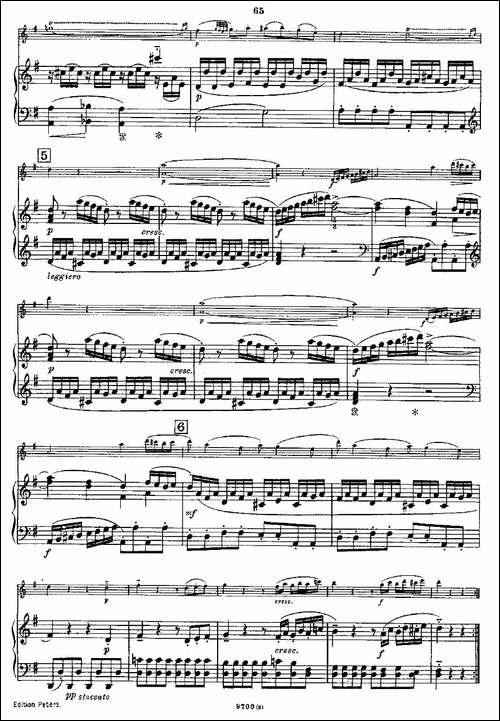 Mozart---Violin-Sonata-No.6,-KV.-301-第六小提琴奏鸣曲-提琴谱