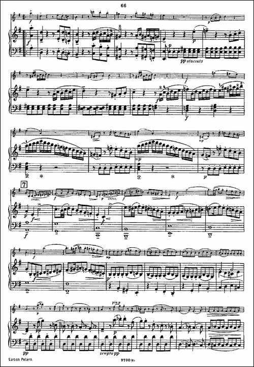 Mozart---Violin-Sonata-No.6,-KV.-301-第六小提琴奏鸣曲-提琴谱