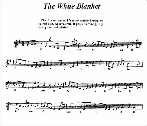 The-White-Blanket-爱尔兰民歌-提琴谱