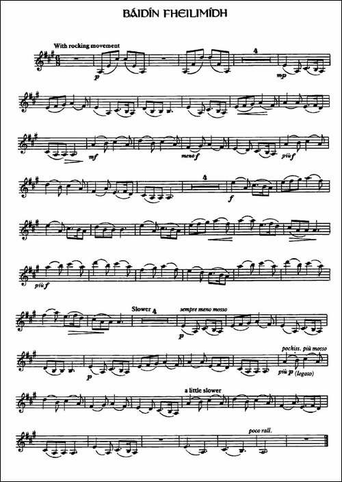 Baidin-Fheilimidh-爱尔兰曲调-提琴谱