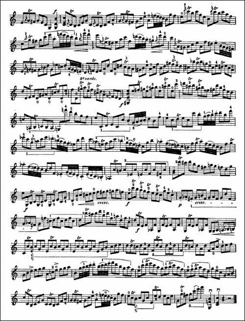 24首小提琴练习曲之1-提琴谱