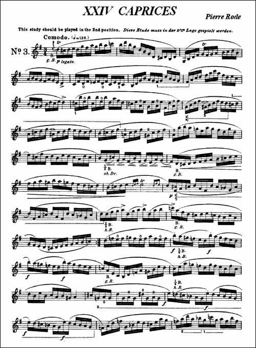 24首小提琴练习曲之3--提琴谱