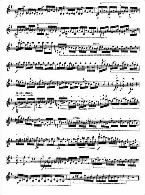 24首小提琴练习曲之4---提琴谱