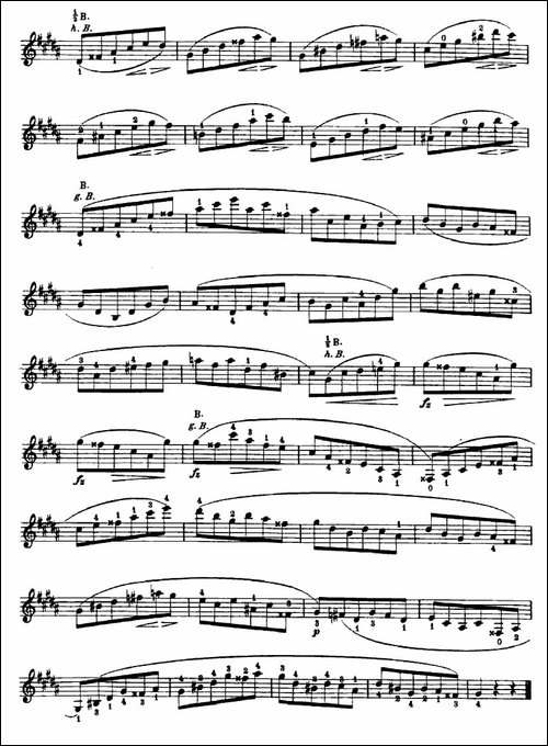 24首小提琴练习曲之12--提琴谱