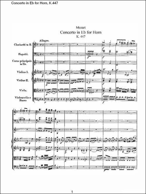 Concerto-in-Eb-for-Horn,-K.447-Eb调法国号协奏曲,-K.447-铜管谱