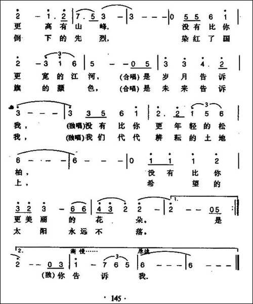 告诉我-电视专题片《国魂》主题歌