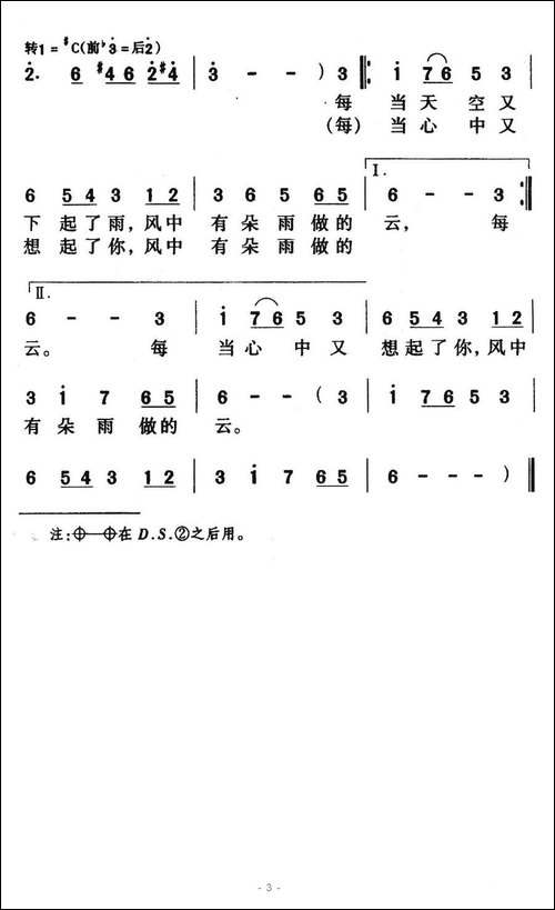 风中有朵雨做的云