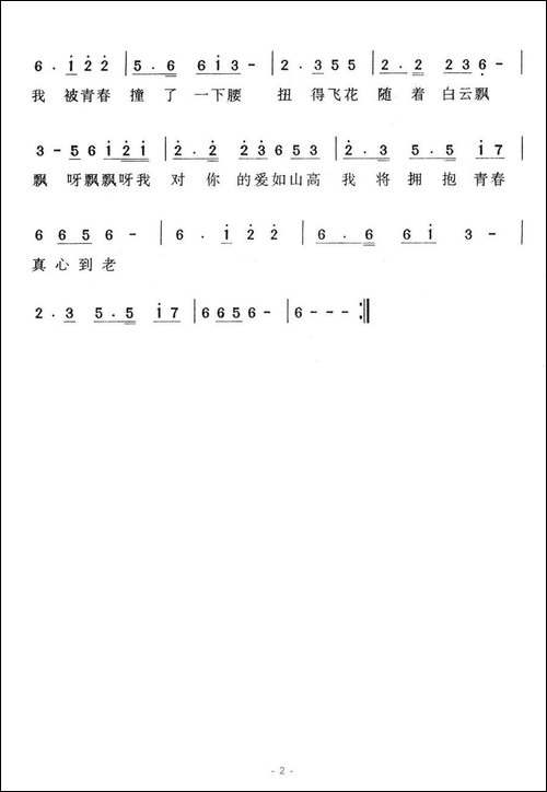 我被青春撞了一下腰