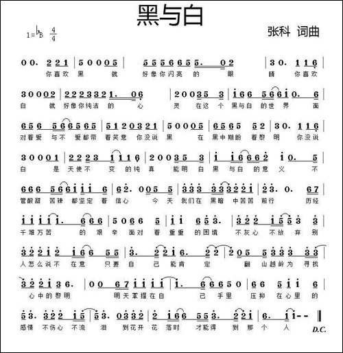 黑与白