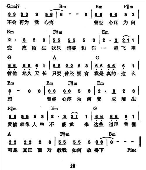 曾经心痛