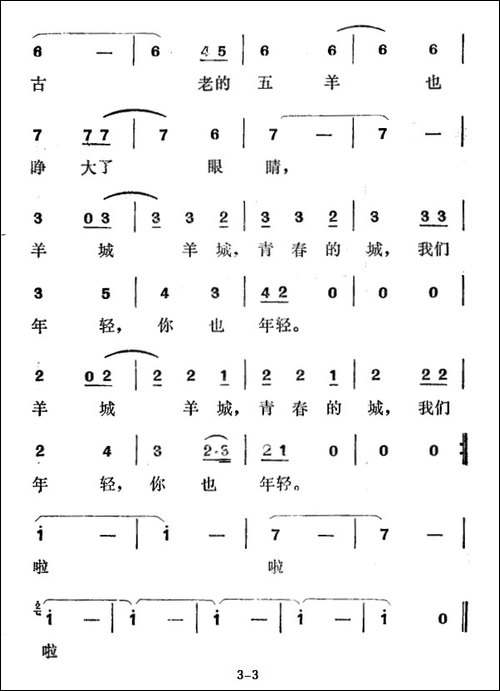 羊城，青春的城-电视剧《女歌星》插曲