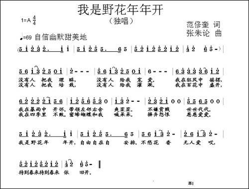 我是野花年年开