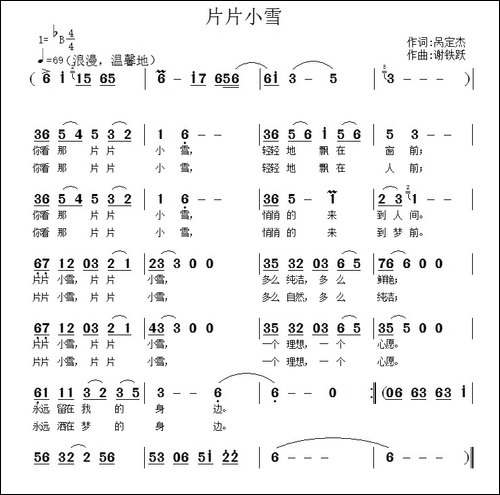 片片小雪