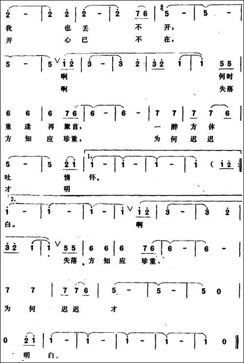 失落方知应珍重-