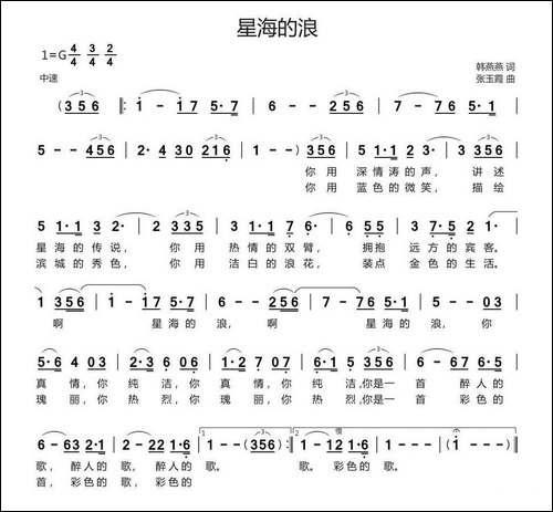 星海的浪