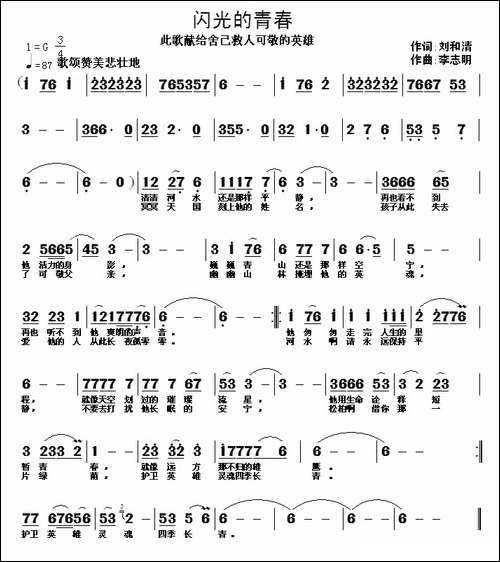 闪光的青春