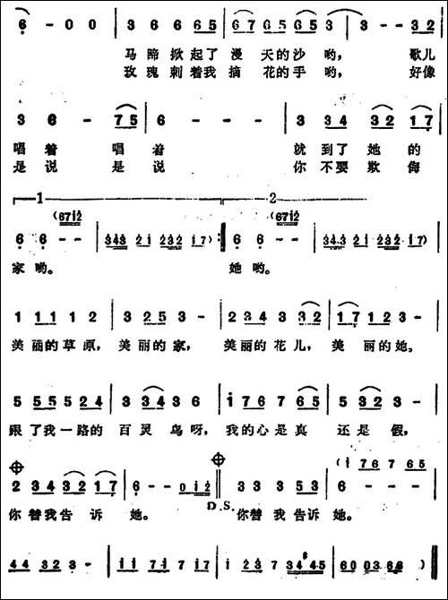 我的她-孙仪词-翁清溪曲
