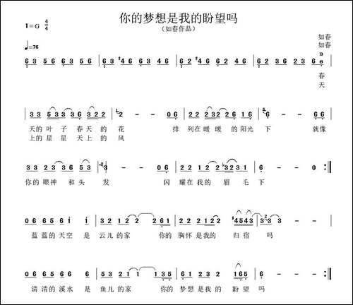 你的梦想是我的盼望吗