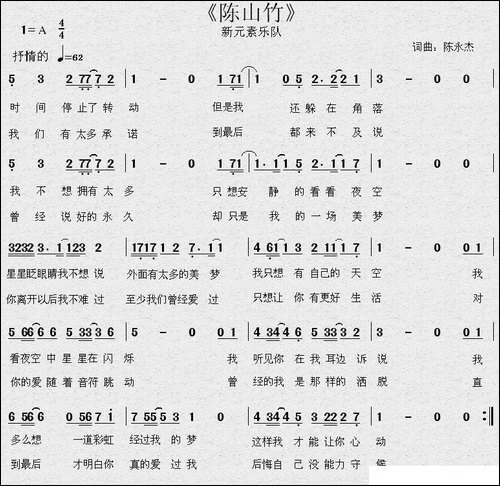 陈山竹
