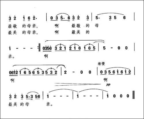 永远的母亲-葛逊词-晓其曲