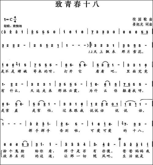 致青春十八