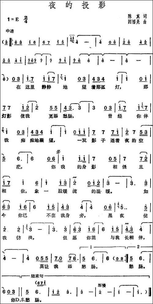 邓丽君演唱金曲：夜的投影