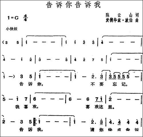 邓丽君演唱金曲：告诉你告诉我