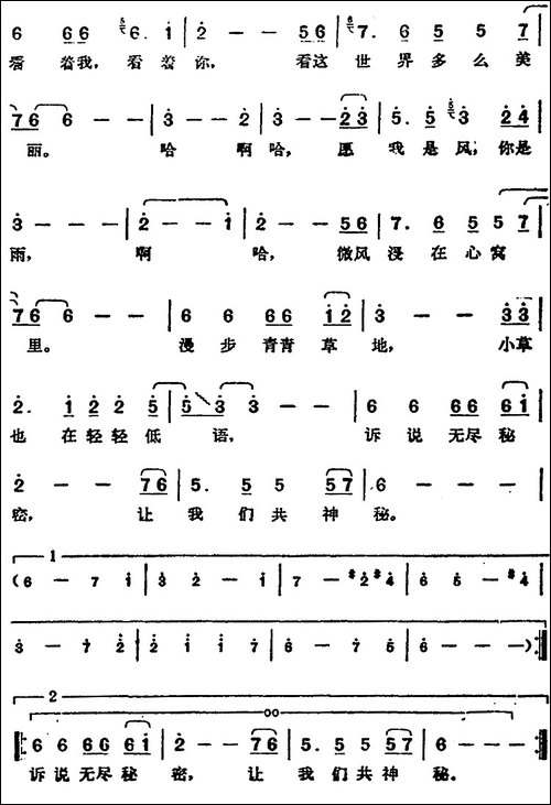邓丽君演唱金曲：微风细雨