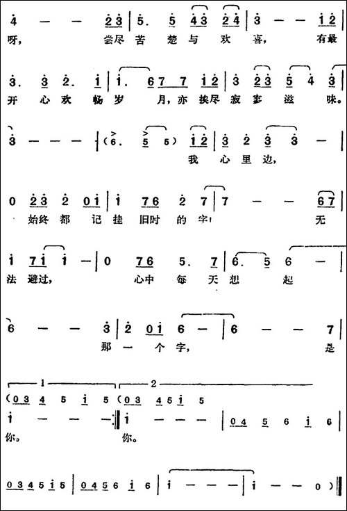 邓丽君演唱金曲：我心里边